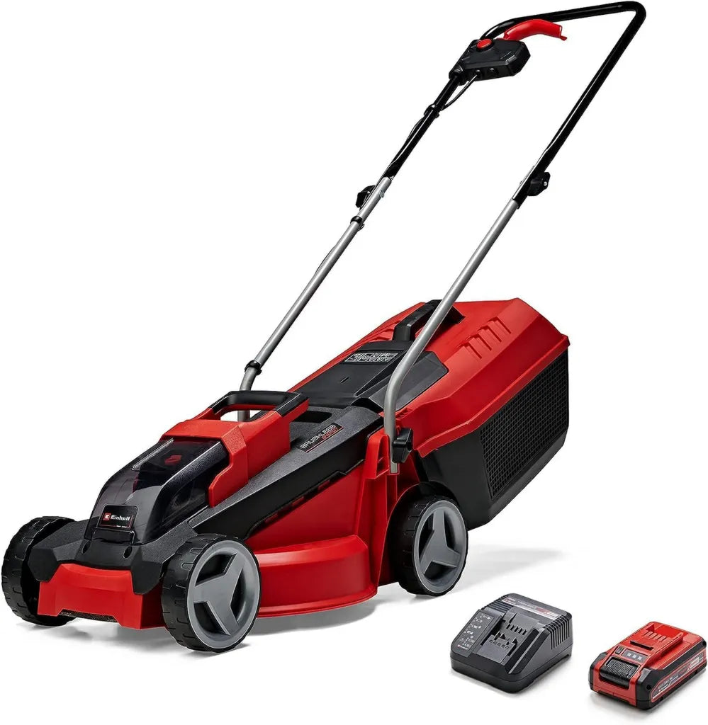 Einhell Akku-Rasenmäher 18V, 30cm Schnittbreite, 150m² Reichweite, Bürstenlos, 25L Fangkorb