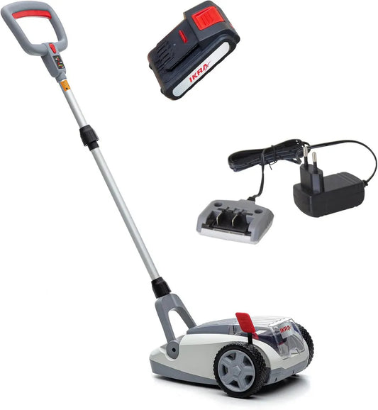 IKRA 20V Akku-Rasenmäher mit Mulchfunktion, ideal für Rasenflächen bis 50m², 21cm Schnittbreite