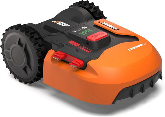 WORX Landroid S WR130E Roboter-Rasenmäher für kleine Gärten bis 300 qm, automatischer Mäher mit präzisem Schnitt