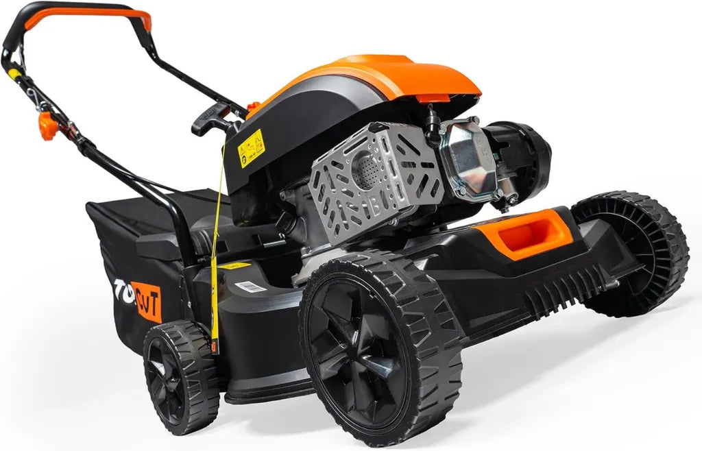 Kraftvoller Benzin-Rasenmäher mit 40cm Schnittbreite und 149cc Motor