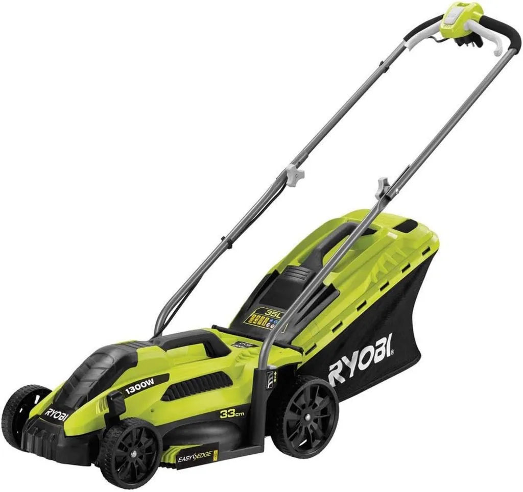 RYOBI 1300W Elektro-Rasenmäher mit 33 cm Schnittbreite