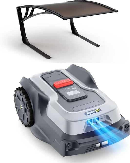 Intelligenter Mähroboter T1200Pro mit KI-Navigation, 1500㎡ Kapazität, ohne Begrenzungskabel, leise 56dBA, wetterfest IPX6, für 24° Steigungen