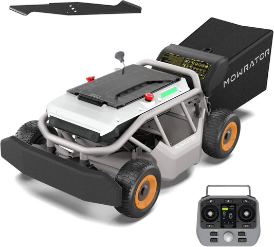 Mowrator S1 4WD RC-Rasenmäher 56V 18Ah – Leistungsstarker Mäher mit 53 cm Klinge, variabler Schnittlänge von 3,8 bis 11 cm, ideal für Steigungen bis 37°, bis zu 4500 m² Fläche