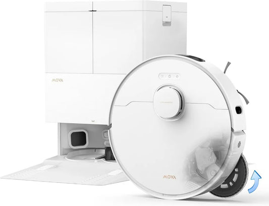Mova E50 Pro Ultra Saugroboter mit 30.000 Pa, Selbstreinigender Mopp & 5L Frischwasser-Tank