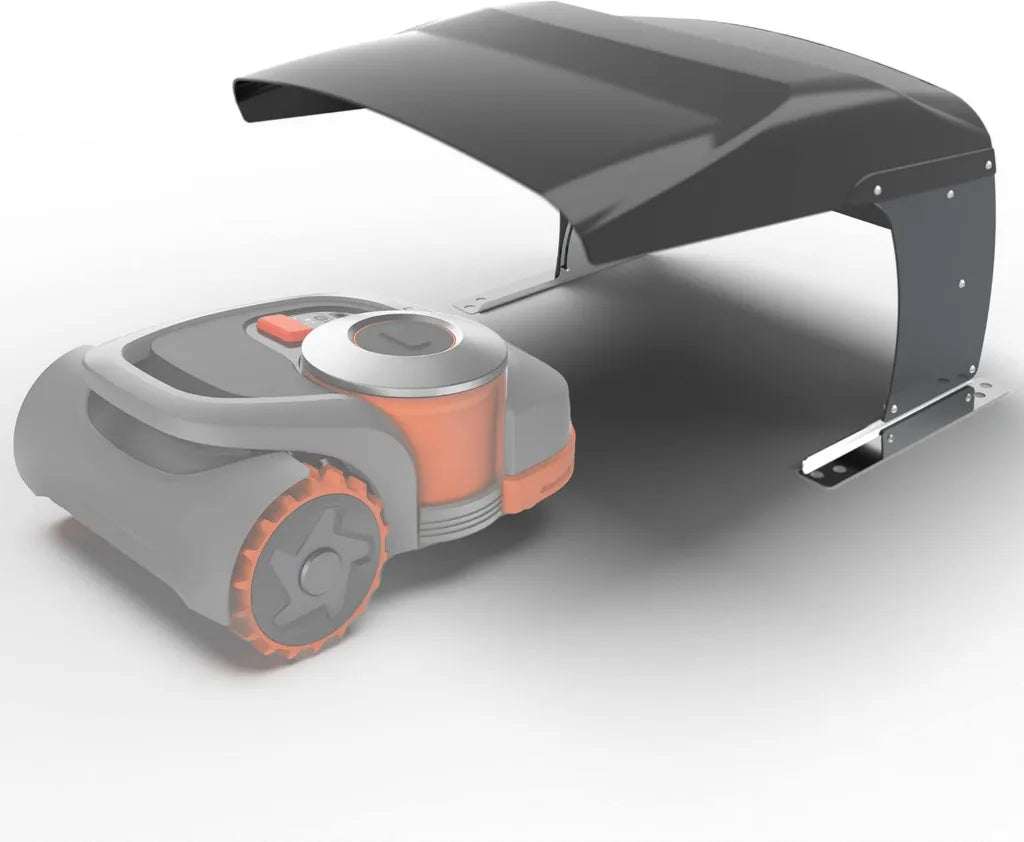 Hochwertige Mähroboter-Garage für Segway NaviMow, UV-geschütztes ABS, GPS & WLAN-sicher, Schwarz/Anthrazit