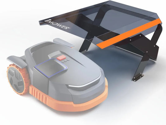 Rasenmäherroboter Garage für Segway X3 Serie, UV-Schutz mit transparentem Dach und Tastaturzugang