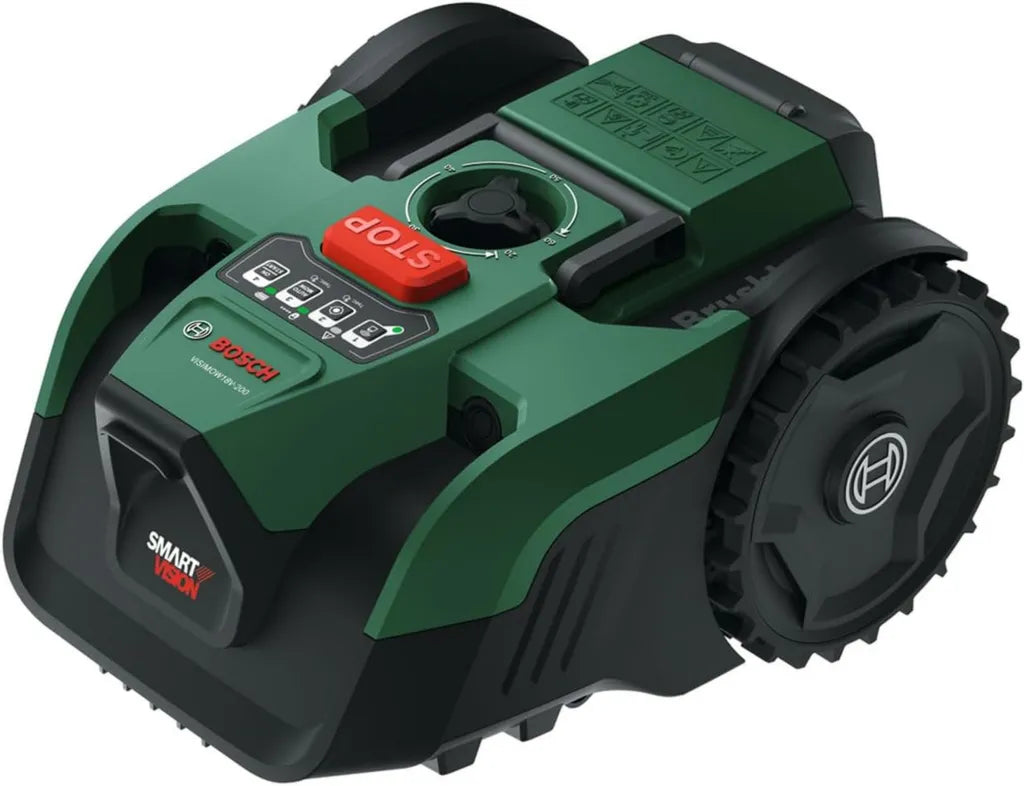 Bosch Rasenroboter 18V für Flächen bis 200 m², 18 cm Schnittbreite, höhenverstellbar