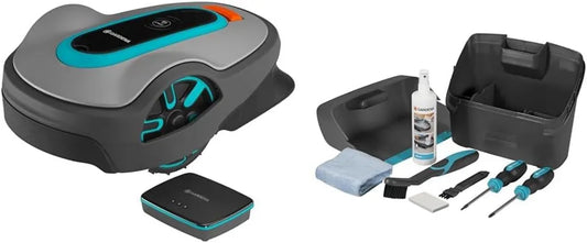 Gardena Rasenroboter smart SILENO Life 750 m² Komplettset mit Pflege- und Reinigungsset