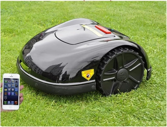 Intelligenter Rasenmähroboter mit automatischer Aufladung und Regenschutz