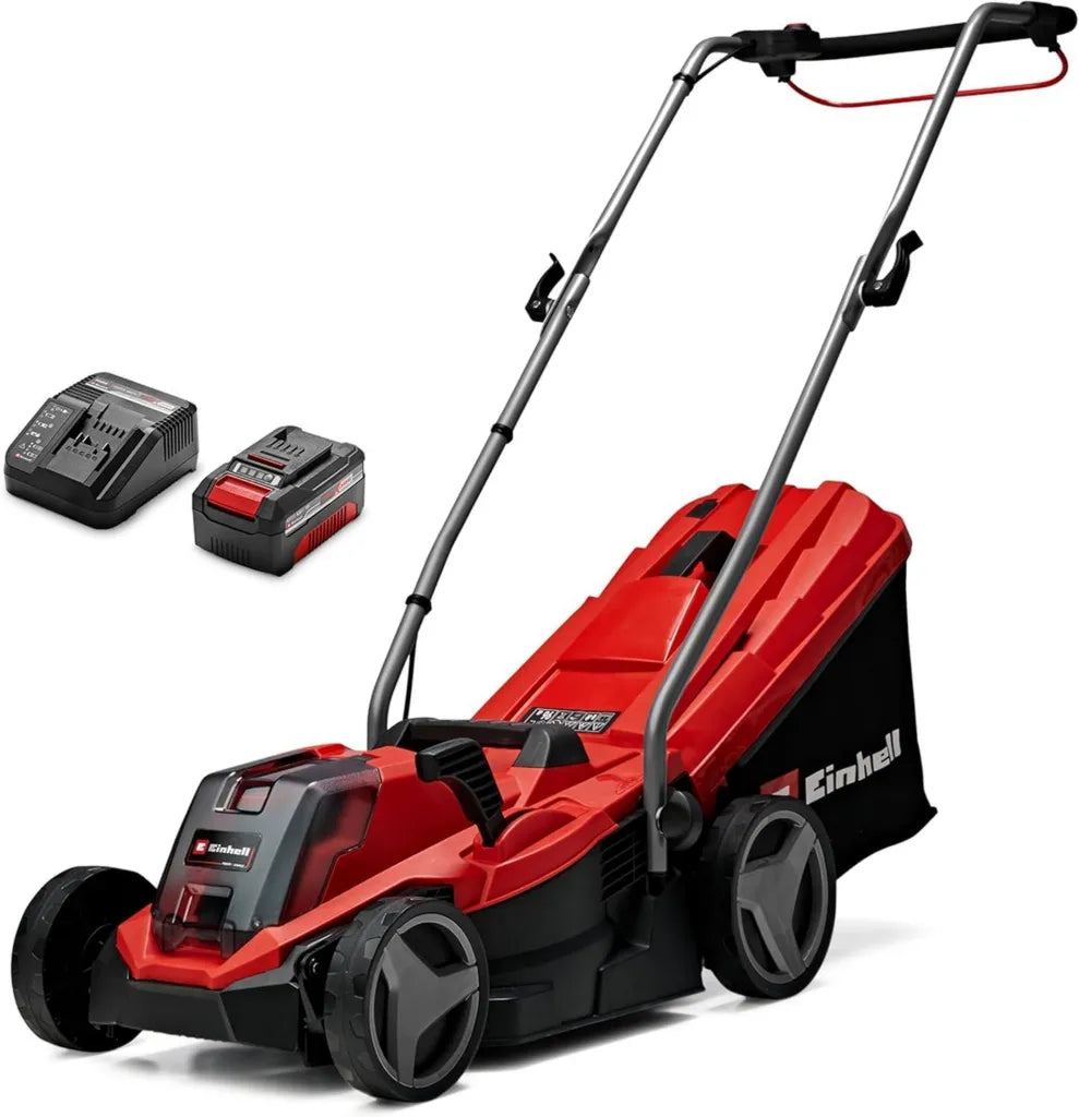 Einhell Akku-Rasenmäher 18V, 33cm, Power X-Change, bis 200m², bürstenlos, 30L Fangkorb