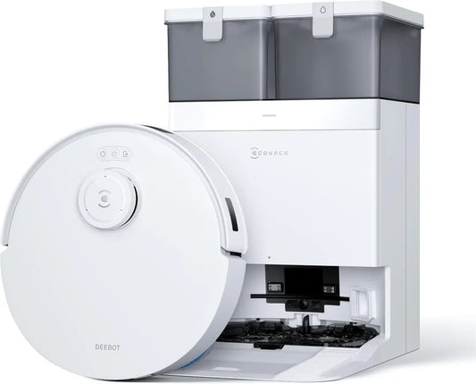 ECOVACS DEEBOT T30C Pro Saugroboter mit Wischfunktion und 15400Pa Saugkraft, Selbstreinigungsstation, Heißlufttrocknung, 200 Minuten Laufzeit, Perfekt für Haustiere und Teppiche