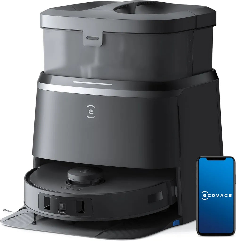 ECOVACS DEEBOT T30 Omni Saug- und Wischroboter mit 11000 PA Saugkraft, TruEdge Technologie, ZeroTangle Design
