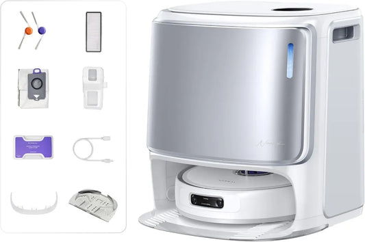 NARWAL Freo Z10 Ultra Saug- und Wischroboter mit 18000Pa, Automatische Moppreinigung, Verwicklungsschutz, Nass-Trocken-Modus, Intelligente All-in-One-Station