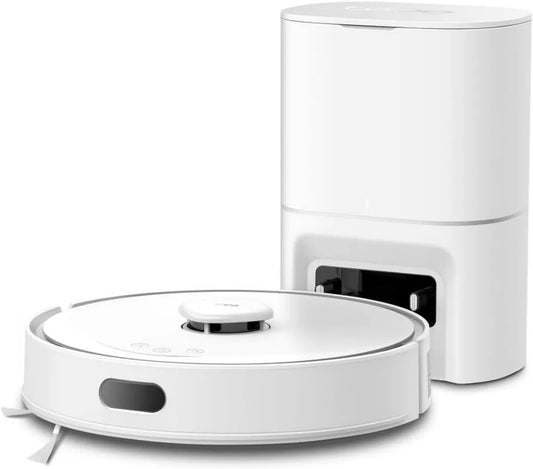 Tapo RV30 Max Plus Saugroboter 5300Pa mit LiDAR und Auto-Leerdock, intelligentes Wischen, Multiboden-Karten für zuhause