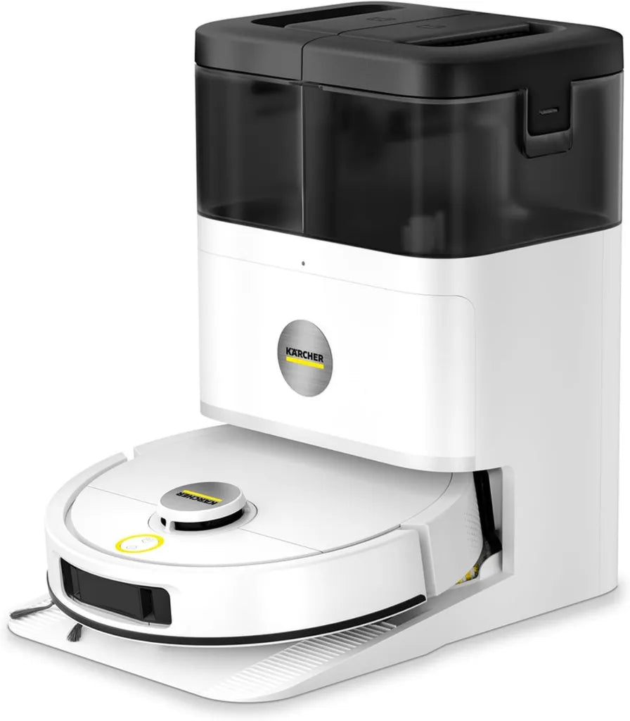 KÄRCHER RVM 4 Roboter-Staubsauger mit Hebemopp, 15.000 Pa, LiDAR-Navigation, Dual-Laser, 160 Min. Betriebszeit, Ladestation