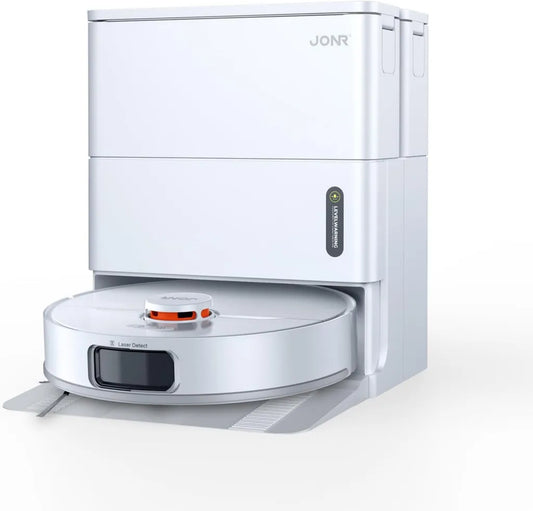 JONR T5 Pro Gen 2 Saug- und Wischroboter, 15000Pa, Anti-Tangle, Selbstreinigung, LiDAR-Navigation, Perfekt für Tierhaare und Hartböden
