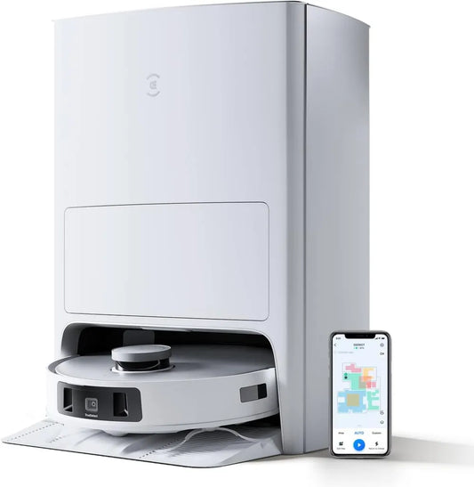 ECOVACS DEEBOT T20 OMNI Staubsaugerroboter 6000Pa, Automatische Mopp-Anhebung, Heißwasserreinigung, Selbstreinigung, Drehwischpads