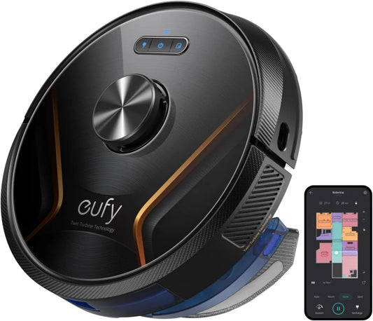 Eufy RoboVac X8 Hybrid: Starker Saugroboter mit 4000Pa, iPath-Lasernavigation, 2-in-1 Reinigung, AI Map 2.0 & WLAN