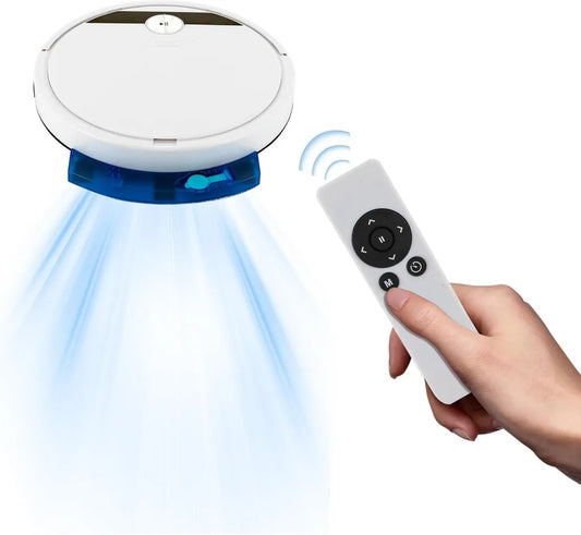 Roboter-Staubsauger mit Wischfunktion, 1800Pa Saugkraft, 90 Min. Laufzeit, App-Steuerung, ideal für Tierhaare und Hartböden