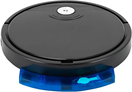 3-in-1 Saugroboter mit Wischfunktion, 1800Pa, ideal für Tierhaare und Hartböden, App- und Fernbedienungssteuerung, Schwarz