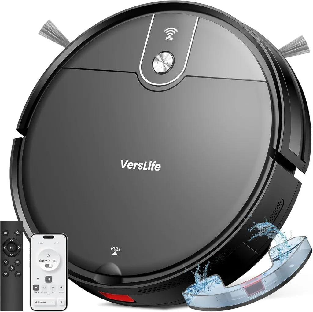 VersLife L6 Saugroboter mit Wischsystem, Intelligenter Staubsauger