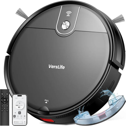 VersLife L6 Saugroboter mit Wischsystem, Intelligenter Staubsauger