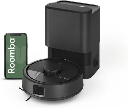 iRobot Roomba® Mini Saug- und Wischroboter mit AutoEmpty™ Dock, Schwarz