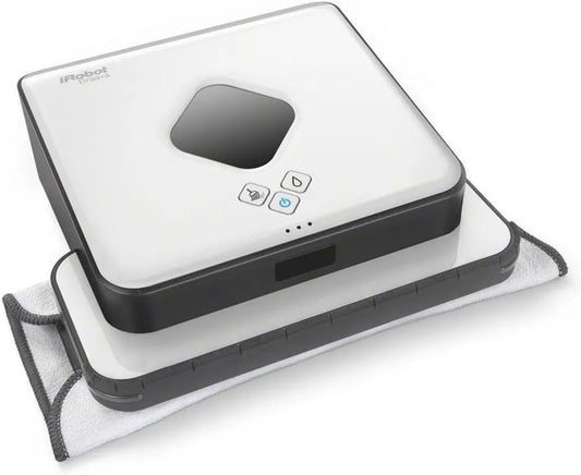 iRobot Braava 390T Wischroboter, leistungsstarke Bodenreinigung, weiß