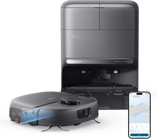 eufy 2026 Saug- und Wischroboter mit HydroJet, 15000Pa Turbo, KI-Hindernisvermeidung