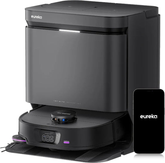 Eureka J15 Max Ultra Saugroboter mit Heißwasser-Selbstreinigung, 22000Pa, IntelliView 2.0, Anti-Wickel-Technologie