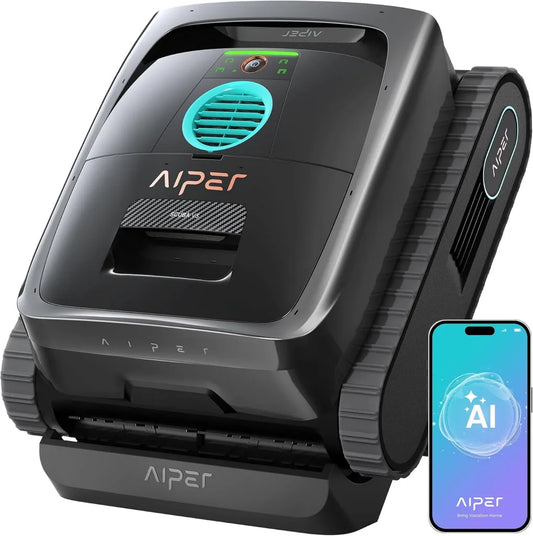Aiper Scuba V3 – Intelligenter Poolroboter mit KI, Akku betrieben, für Beckenreinigung bis 200 m²