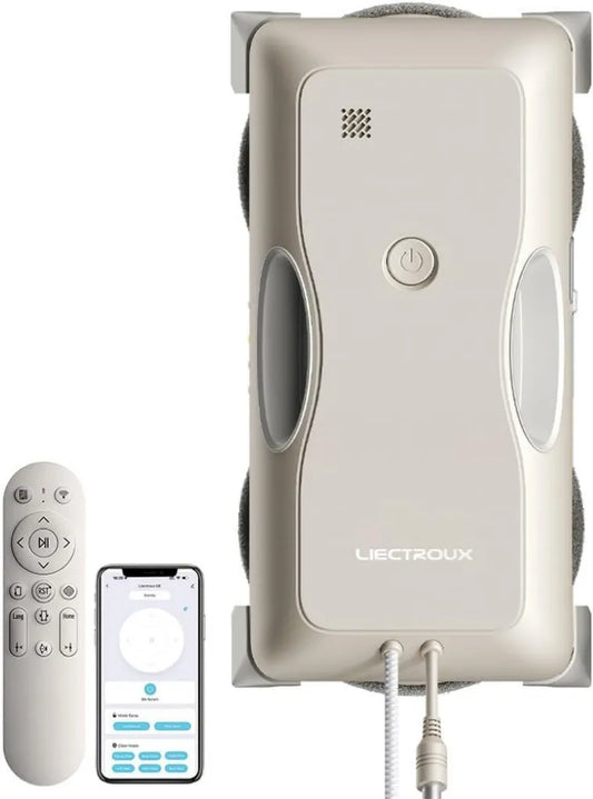 LIECTROUX G8 Hochgeschwindigkeits-Fensterroboter mit Zwei-Wege-Sprühsystem