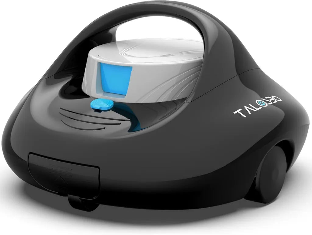 Kabelloser Poolroboter mit langlebigem Akku, Dualmotor-Technologie für bis zu 80 m² Flachbodenpools