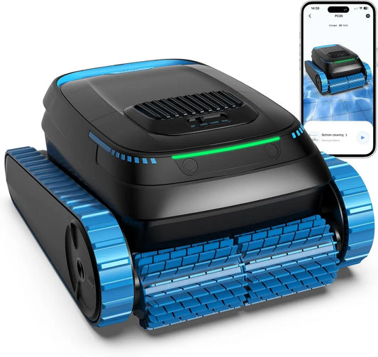Kabelloser Poolroboter BOTLIFE PC20 mit App-Steuerung, für Boden und Wandreinigung bis 170m², 18927 LPH