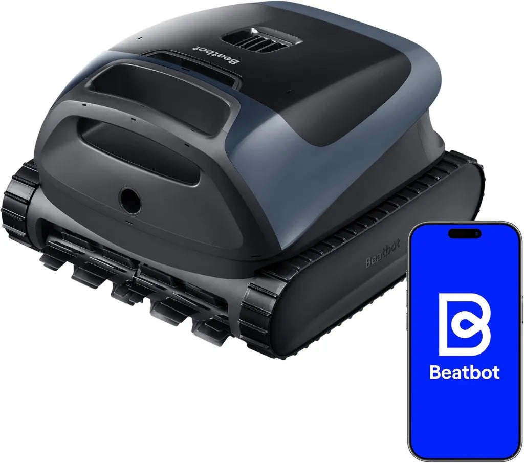 Beatbot Sora 30 Poolroboter mit Akku, 3-Zonen-Reinigung, 5-Stunden-Betrieb, 25700 LPH Saugleistung, 5L Filterkorb, Marineblau