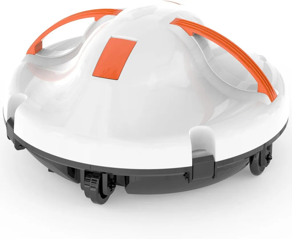 Kabelloser Poolroboter mit Langzeit-Akku und Dualmotor, Automatische Parkfunktion für große Pools