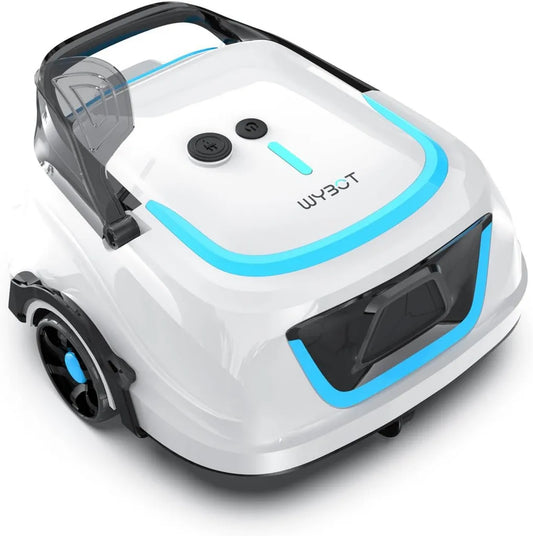 Wasserdichter Poolroboter WYBOT A1 mit 120 Min Akku, Doppeltes Filtersystem für Aufstellpools bis 100 m²