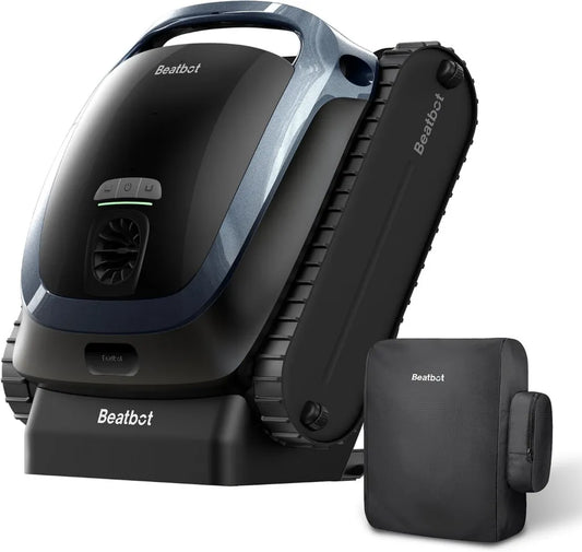 Beatbot AquaSense 2 Poolroboter Set mit Abdeckung, kabelloser Poolsauger mit Parkfunktion, reinigt Boden, Wände und Wasserlinie