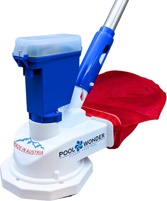 Wiederaufladbarer Poolsauger Poolwonder V2 - Effiziente Reinigung aus Österreich