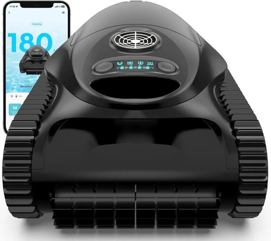 Effizienter Poolroboter mit 7 Modi und App-Steuerung, 180 Min Laufzeit, für Pools bis 150 m²