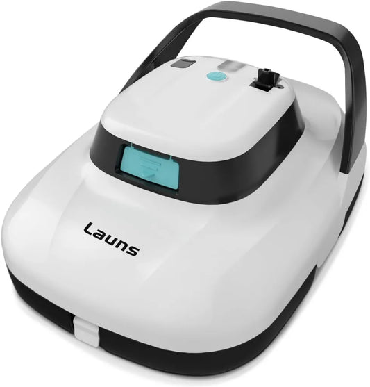 Kabelloser Poolroboter S1 mit Dualmotoren, automatische Selbstparkfunktion, 90 Min. Laufzeit, ideal für Aufstellpools