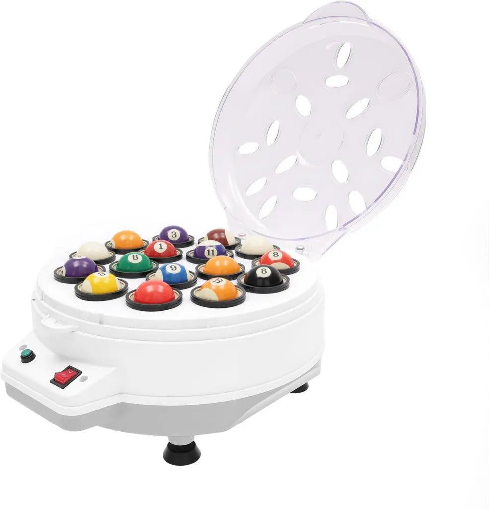 Automatische Billardkugel-Poliermaschine, 180W 220V, für 16 Kugeln, Profi-Poolball-Reiniger