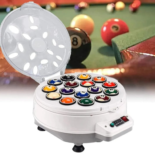 Automatische Billardkugelpoliereinheit für 16/22 Kugeln, Elektronische Reinigungsmaschine für Pool- und Snookerkugeln