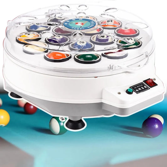 Elektrischer Billardkugelschneider, Automatische Reinigungsmaschine für 16/22 Pool- und Snookerkugeln
